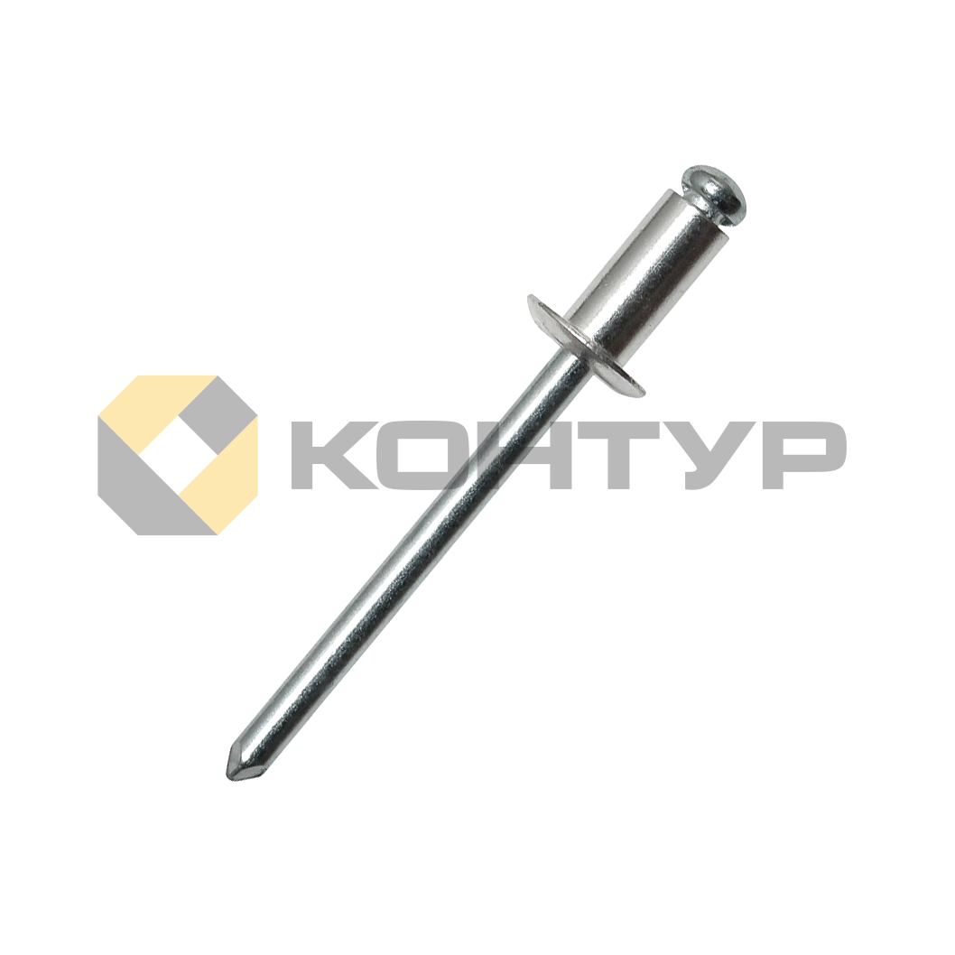 AOZ6418TT Вытяжная заклепка стандартный бортик сталь/сталь стандарная головка 6,4 х 18 мм